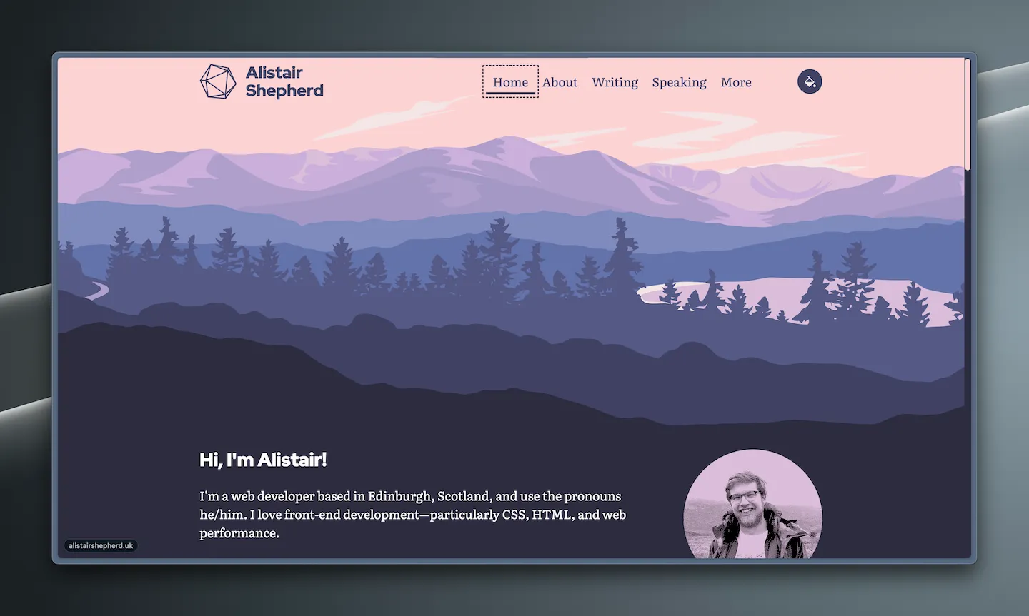 Alistair's website