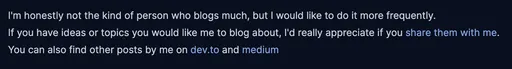 Blog footer before