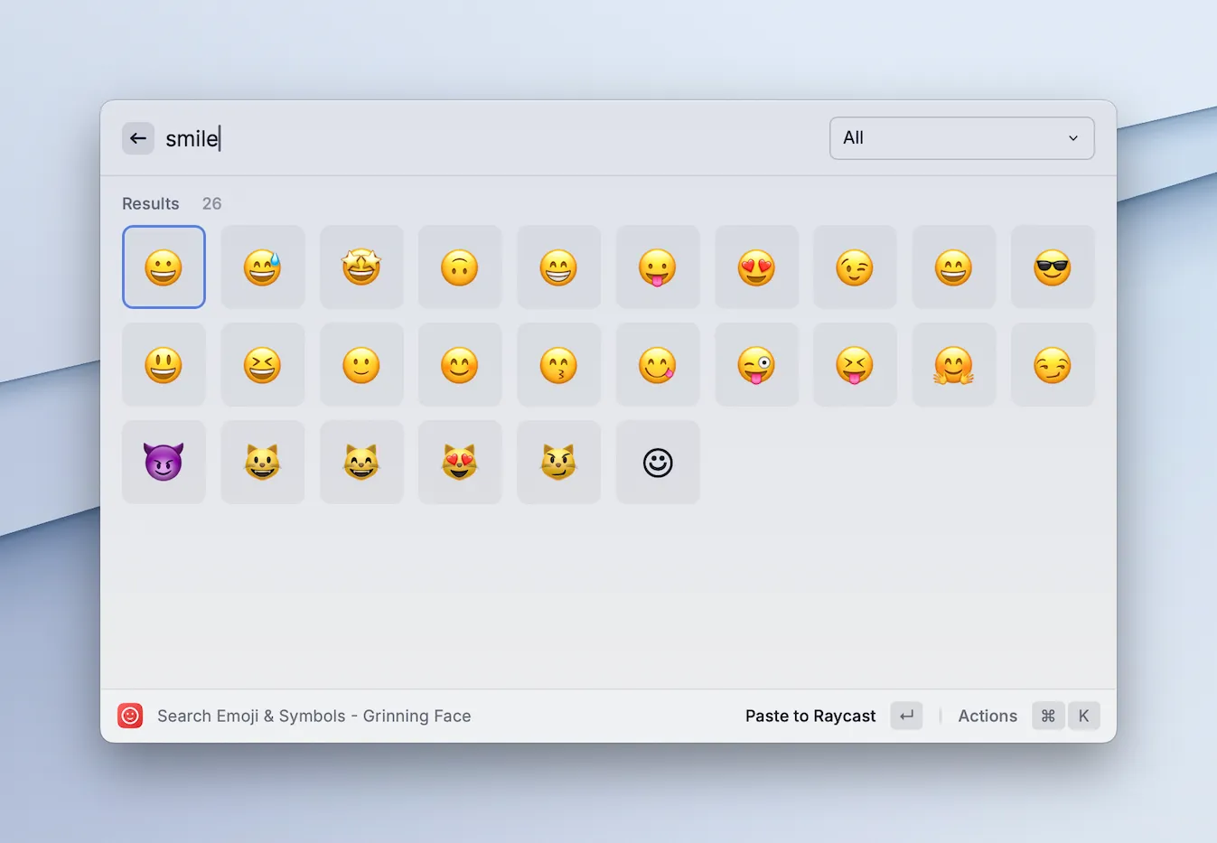 Emoji search