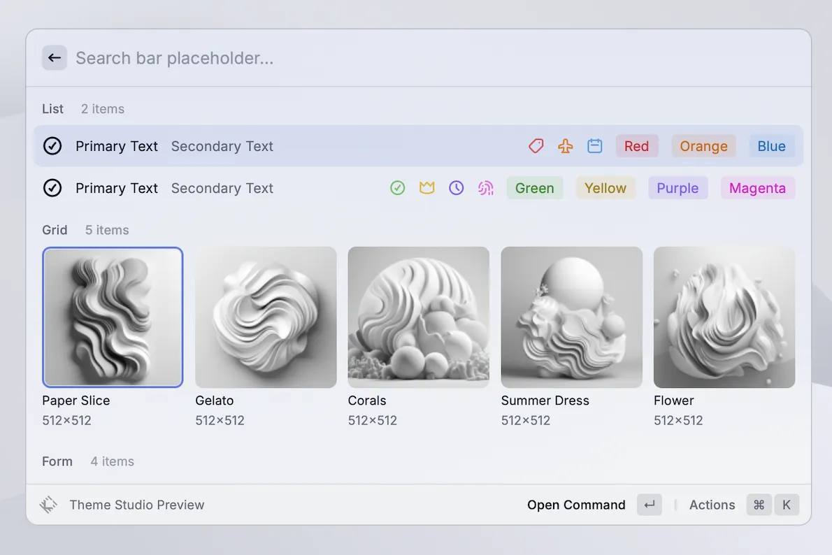 Light Raycast theme