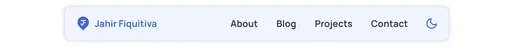 New website toolbar
design