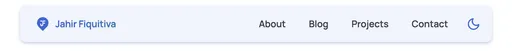 Previous website toolbar
design