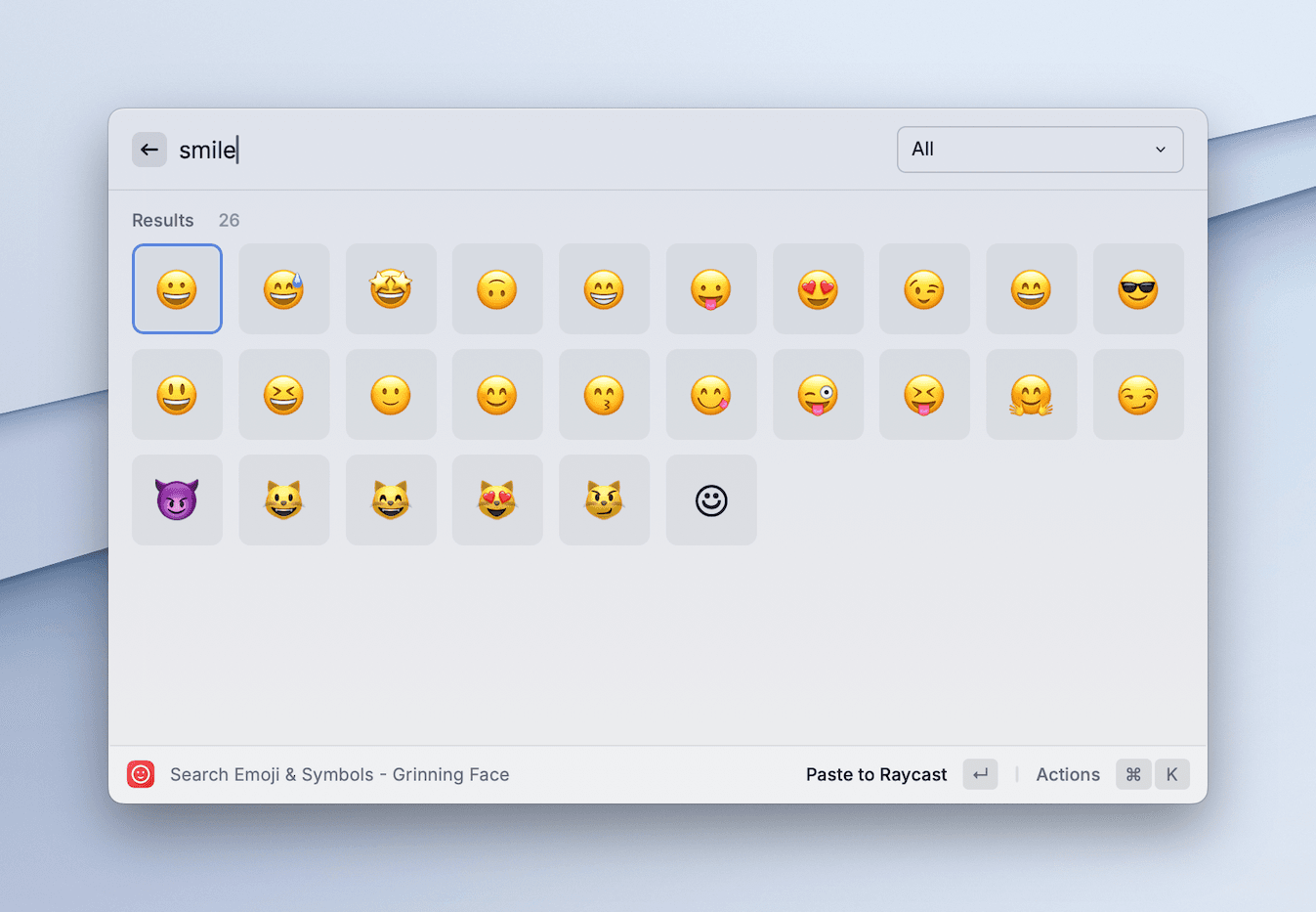 Emoji search